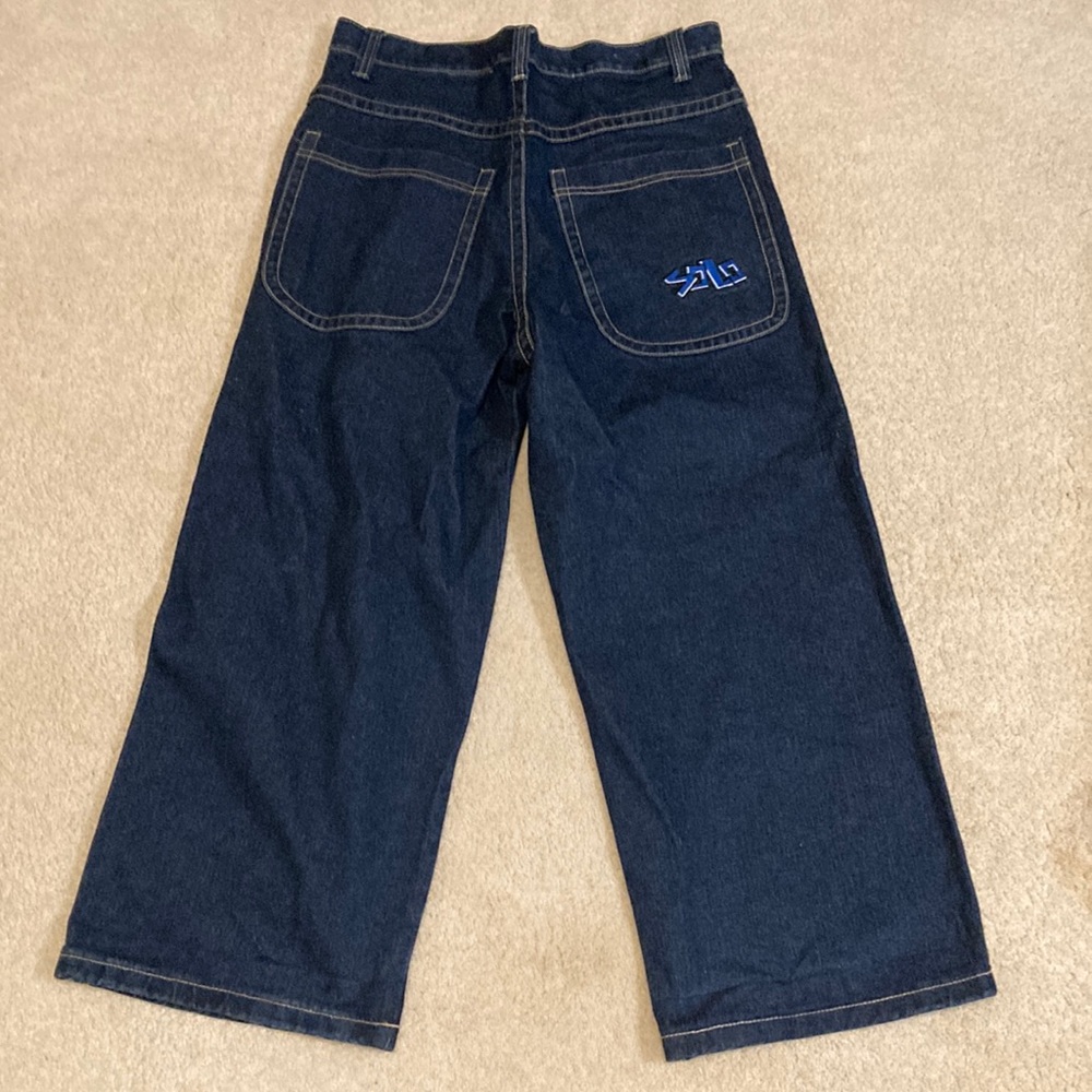 SOLO wide leg jeans. 24” wide